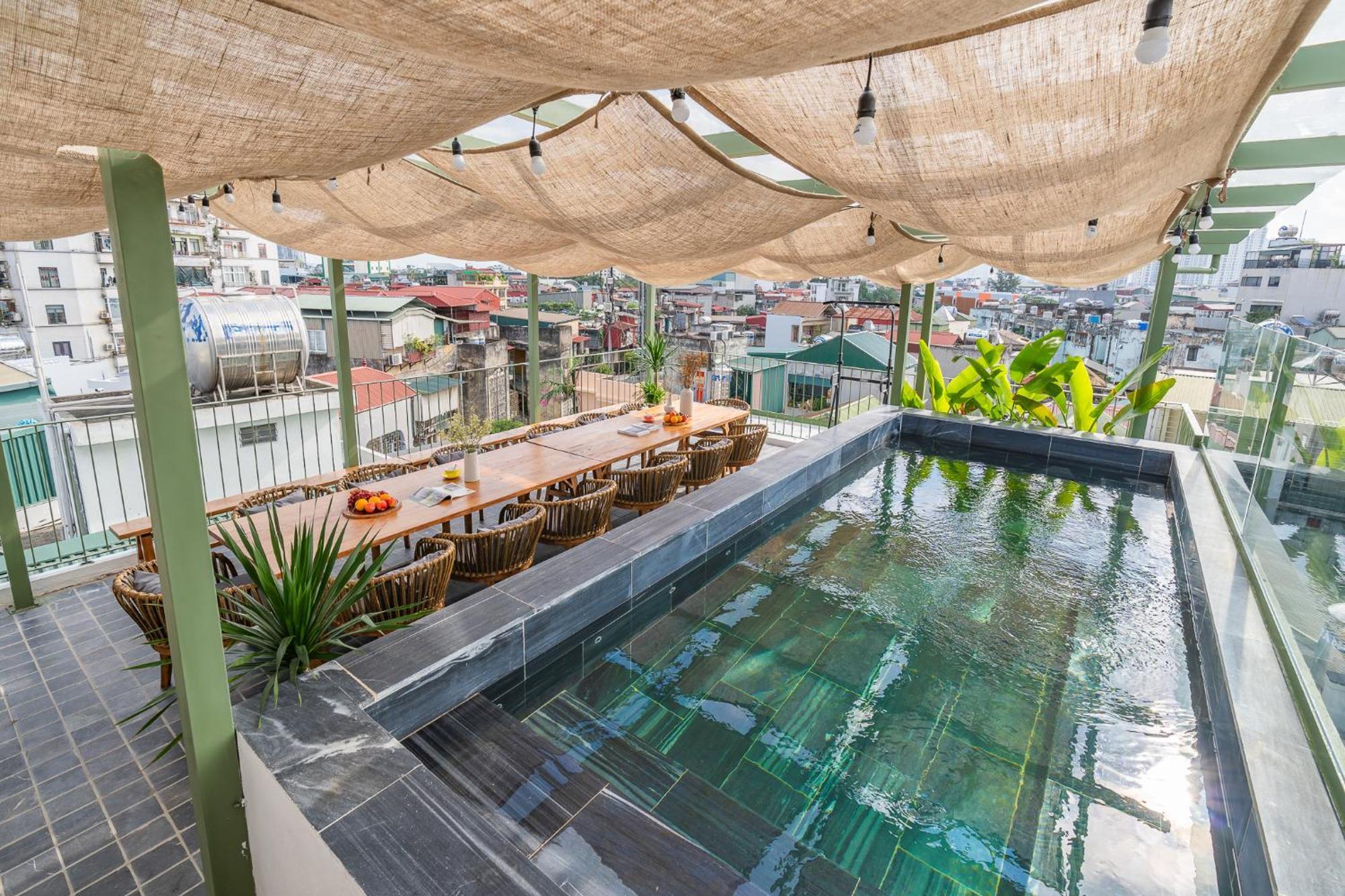 האנוי Location/Big Group/Private Villa With Pool And Kitchen מראה חיצוני תמונה